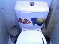 WiCi Bati Wand WC mit integriertem Handwaschbecken - Frau C (FR - 60) - 1 auf 3 (vorher)